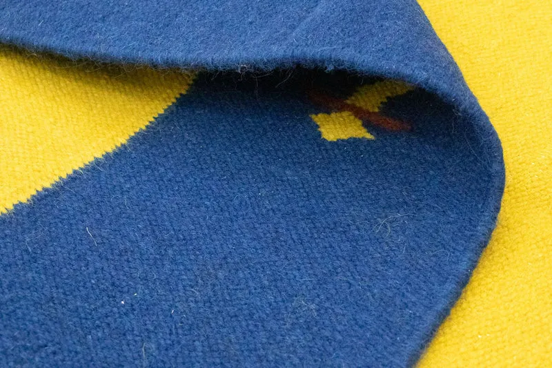 Kelim Modern Teppich 200x300cm - gelb