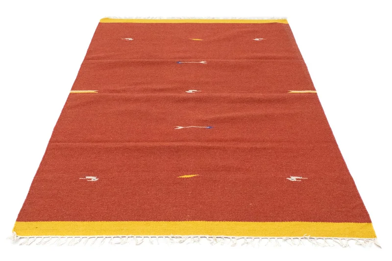 Kelim Modern Teppich 120x180cm - rot