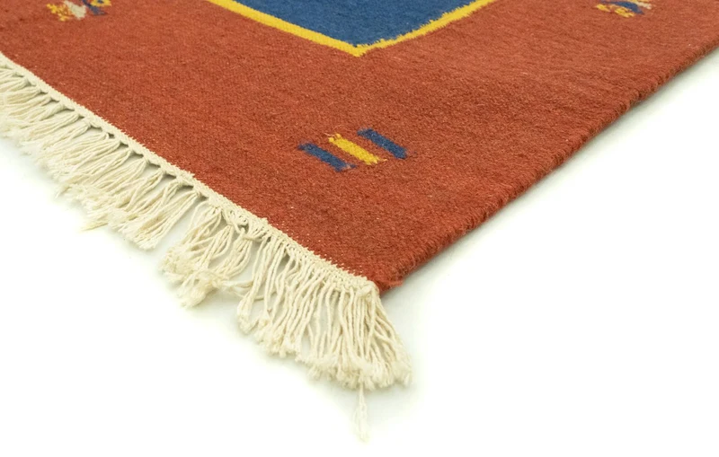 Kelim Modern Teppich 200x300cm - blau
