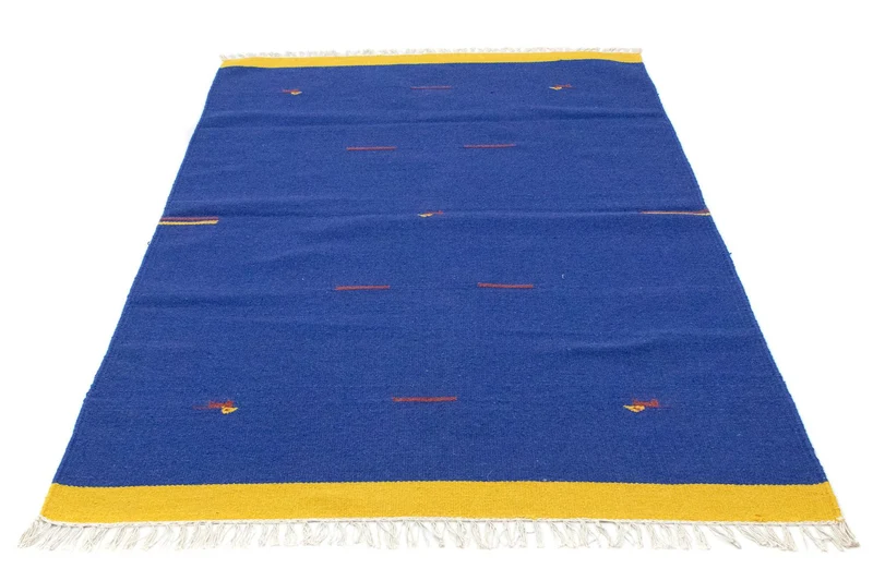 Kelim Modern Teppich 120x180cm - blau