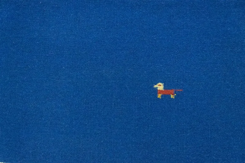 Kelim Modern Teppich 120x180cm - blau