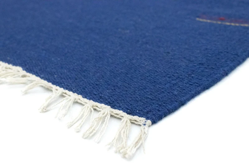 Kelim Modern Teppich 120x180cm - blau