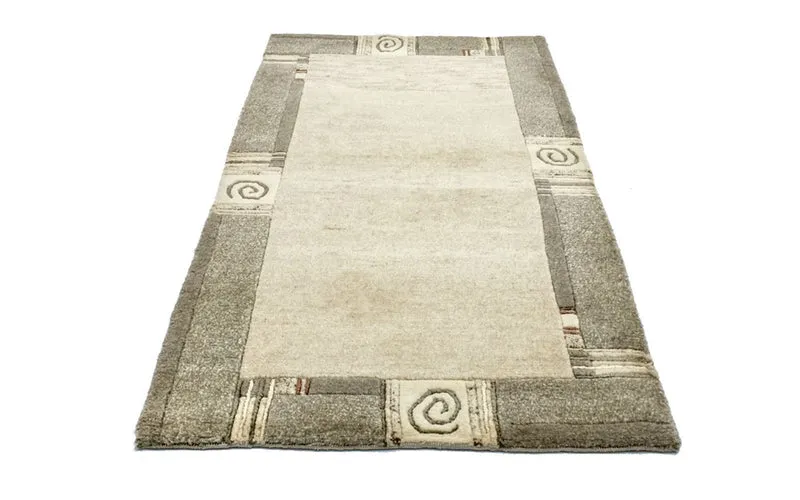Nepal Teppich 92x158cm - Wollteppich - mehrfarbig