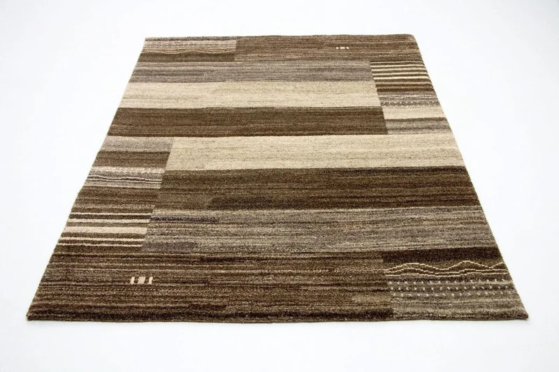 Gabbeh Teppich Indus 140x200cm - Wollteppich - mehrfarbig