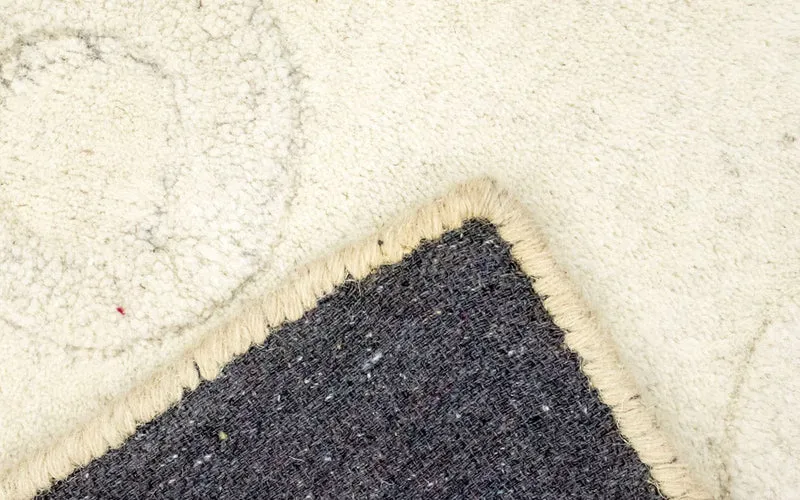 Wollteppich 80x148cm - beige