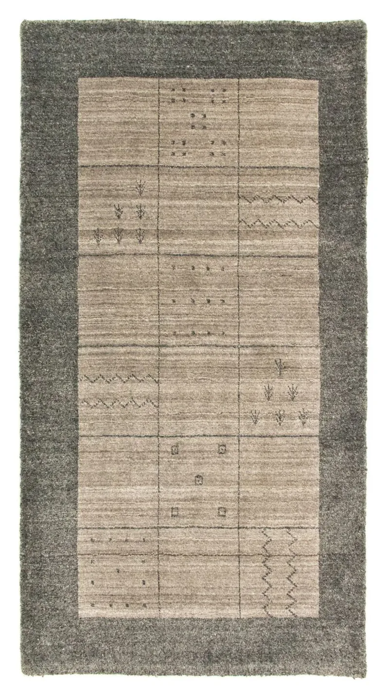 Designer Teppich 70x140cm - beige