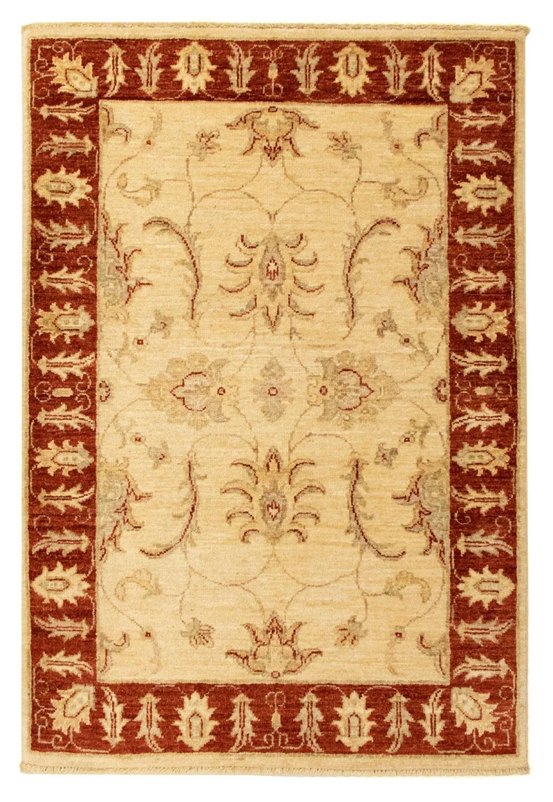 Ziegler Teppich 80x116cm - Orientteppich - beige