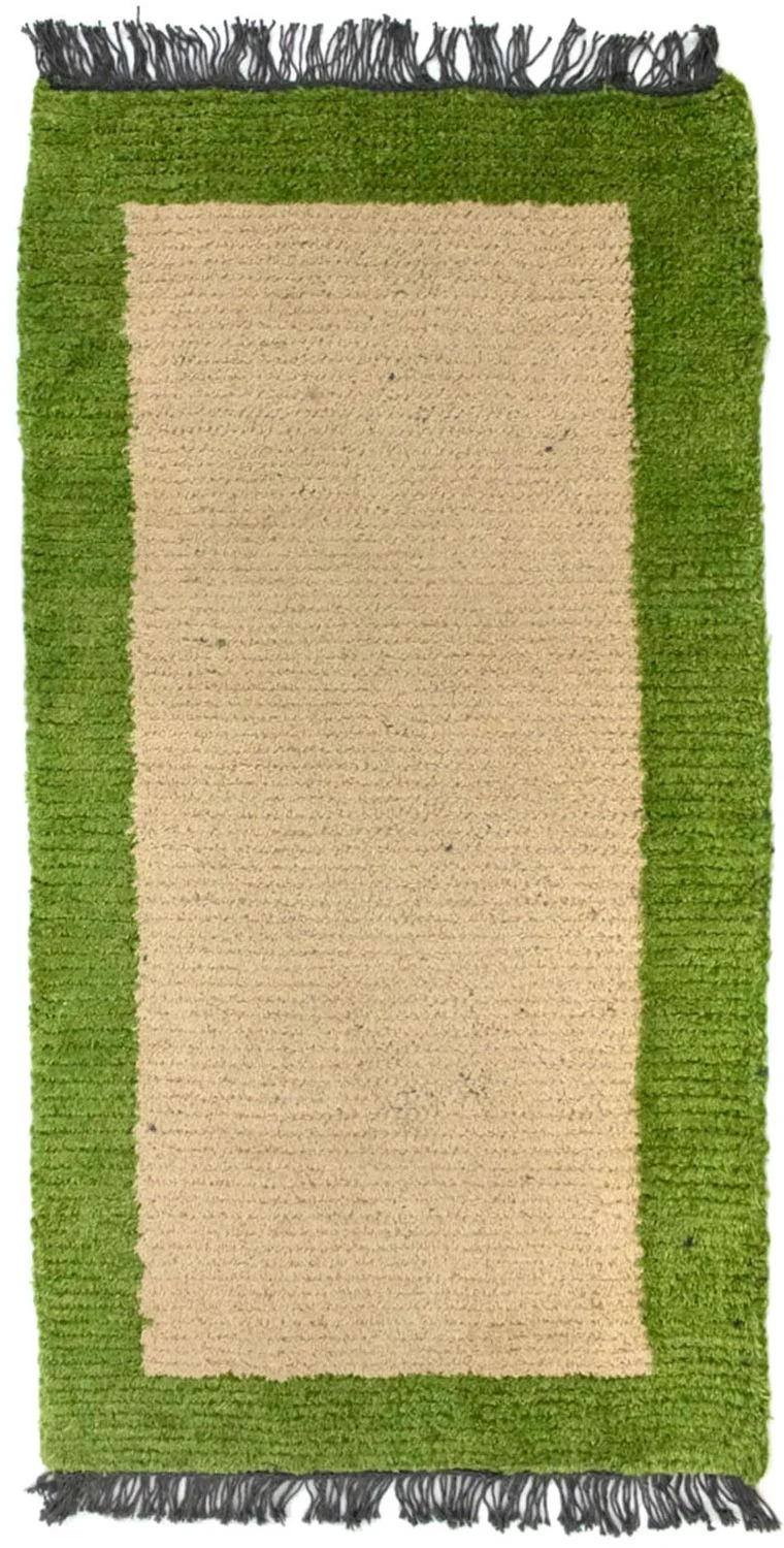 Nepal Teppich 70 x 140 cm - beige
