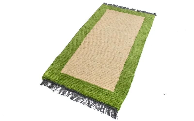 Nepal Teppich 70 x 140 cm - beige