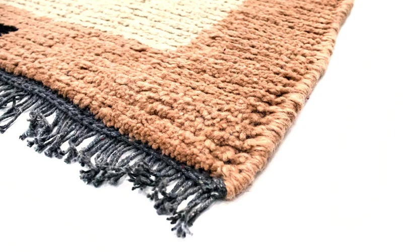 Nepal Teppich 70 x 140 cm - beige