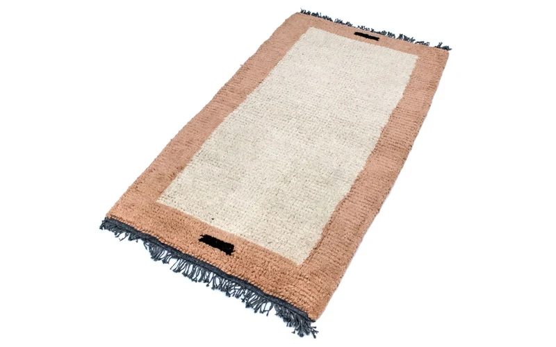 Nepal Teppich 70 x 140 cm - beige