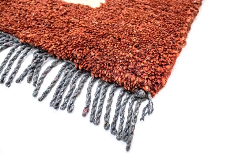 Nepal Teppich 70 x 140 cm - beige