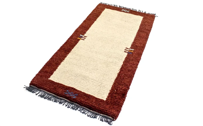Nepal Teppich 70 x 140 cm - beige
