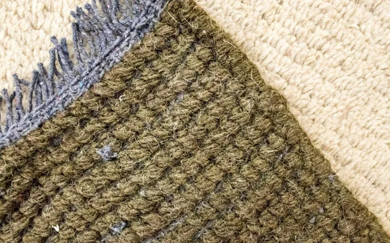 Nepal Teppich 70 x 140 cm - beige