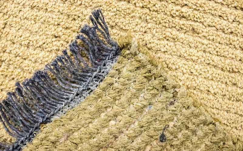 Nepal Teppich 70 x 140 cm - grün