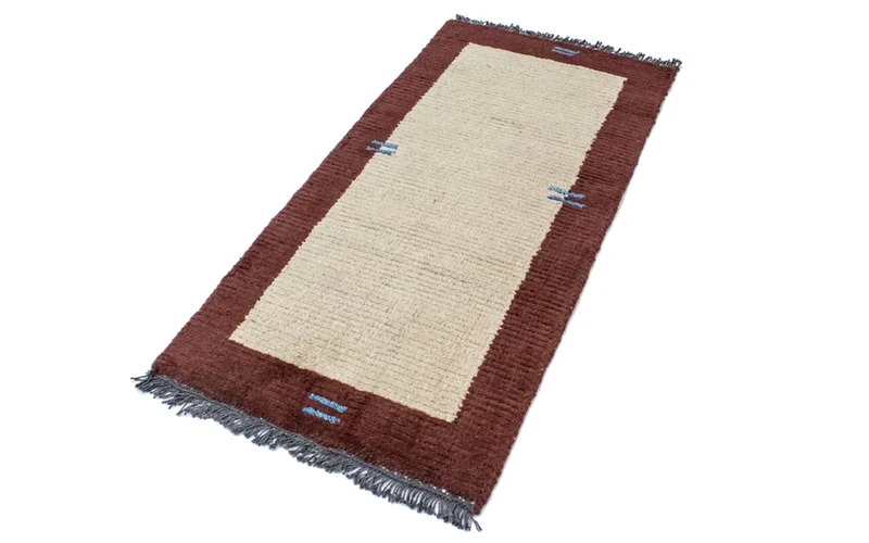 Nepal Teppich 70 x 140 cm - beige