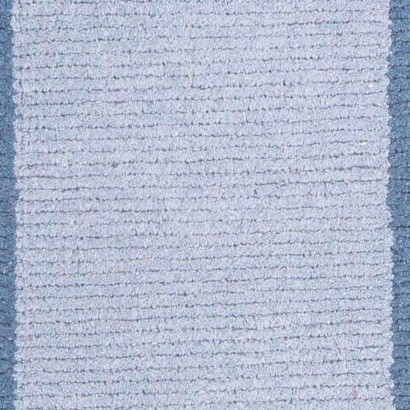 Nepal Teppich - 70 x 140 cm - blau