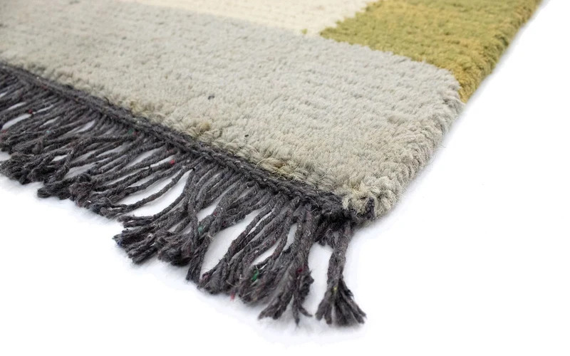 Nepal Teppich 70 x 140 cm - beige