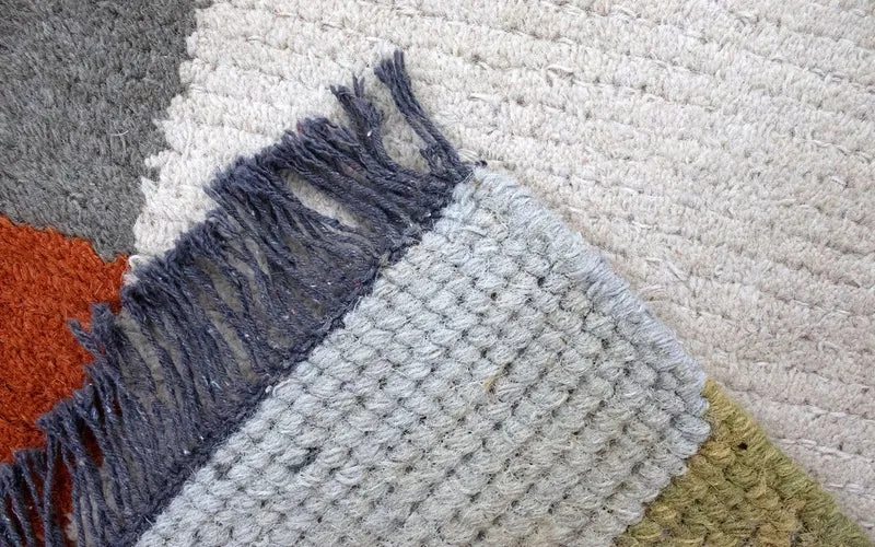 Nepal Teppich 70 x 140 cm - beige