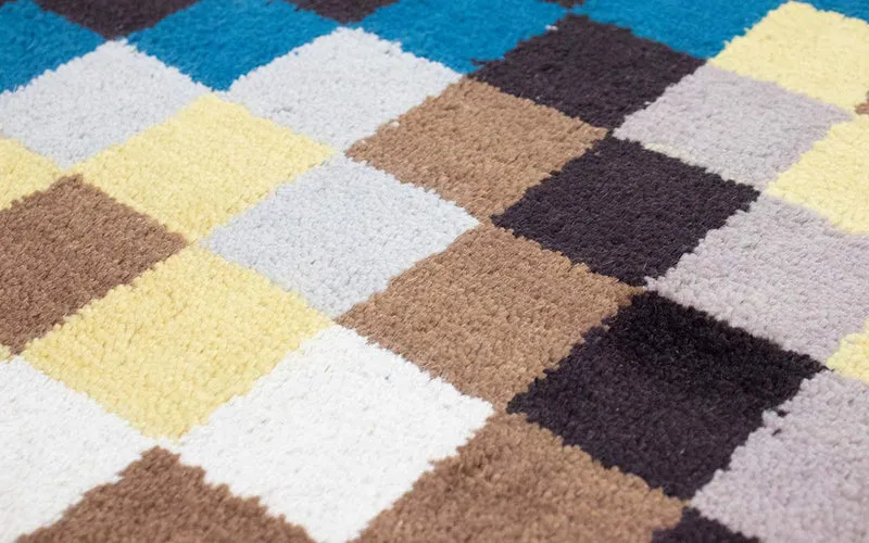 Gabbeh Teppich Indus 60x90cm - Wollteppich - bunt