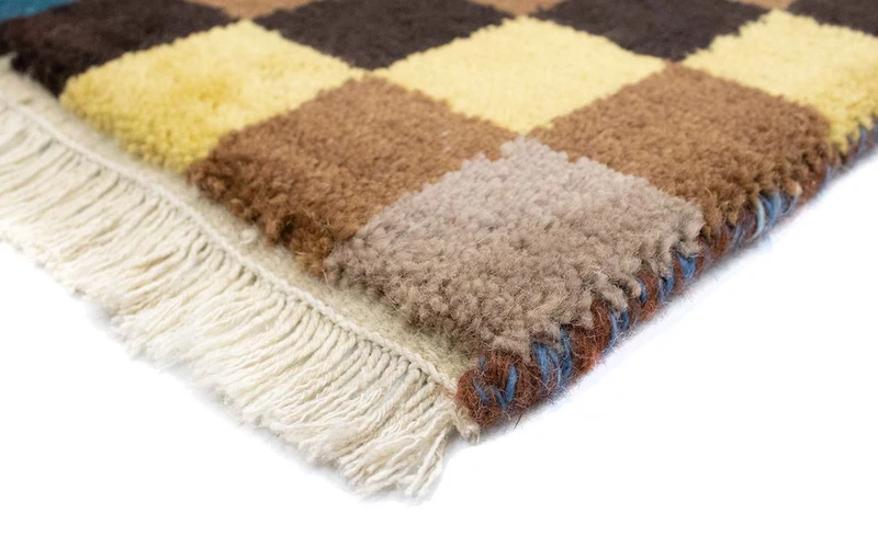 Gabbeh Teppich Indus 60x90cm - Wollteppich - bunt