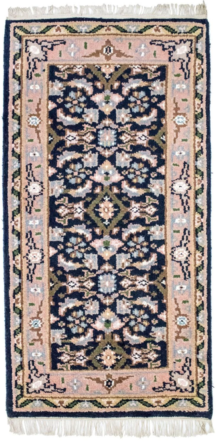 Orientteppich 90 x 160 cm - blau