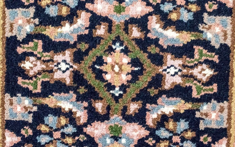 Orientteppich 90 x 160 cm - blau