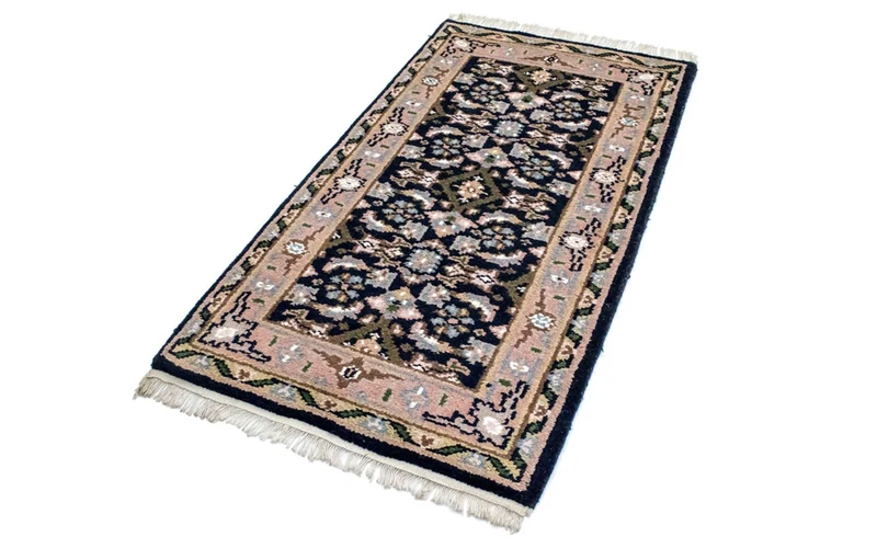Orientteppich 90 x 160 cm - blau