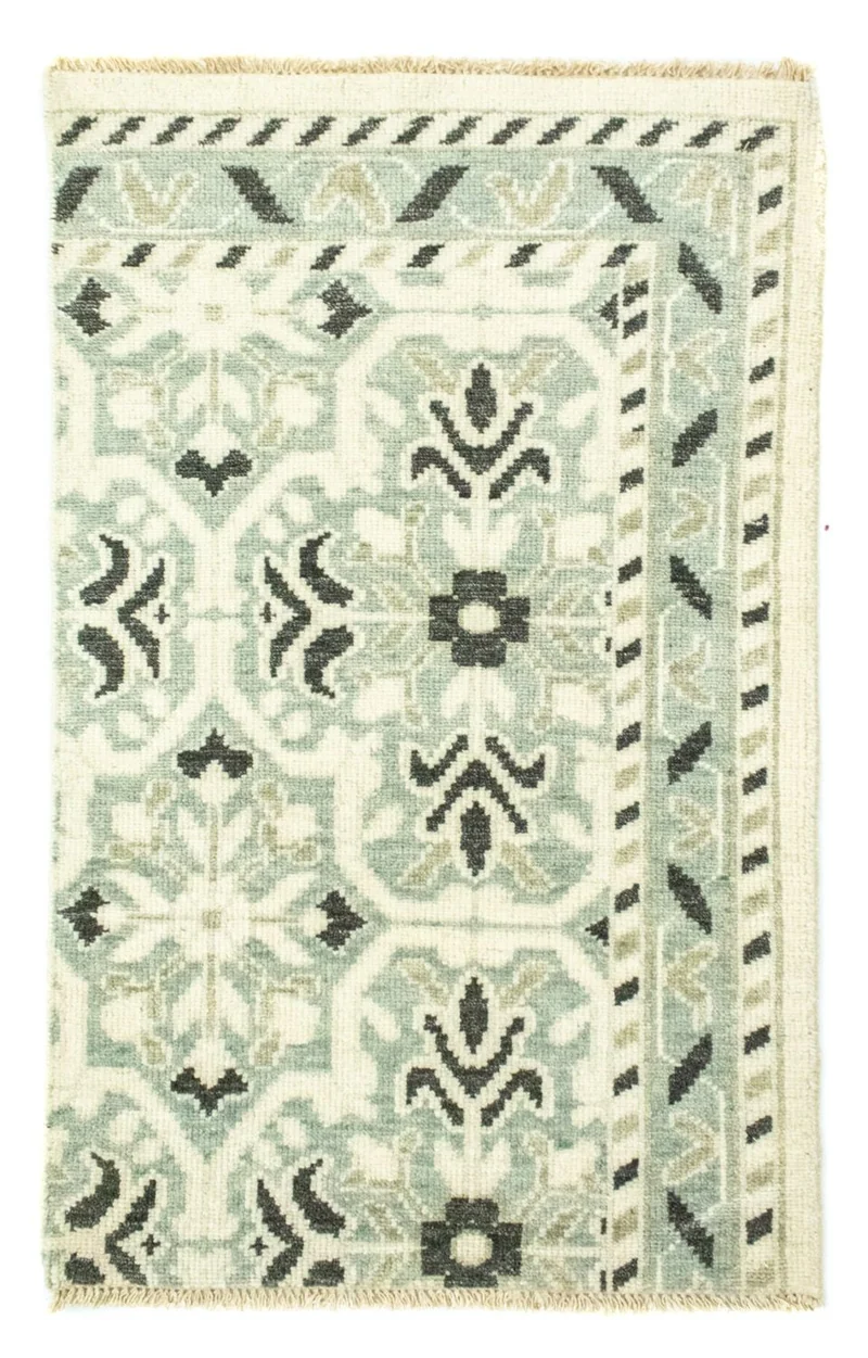 Wollteppich 60x93cm - hellgrün