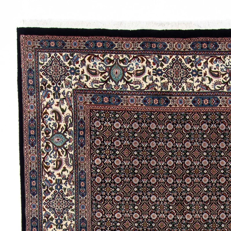 Moud Teppich 192x295cm - Perserteppich - dunkelblau