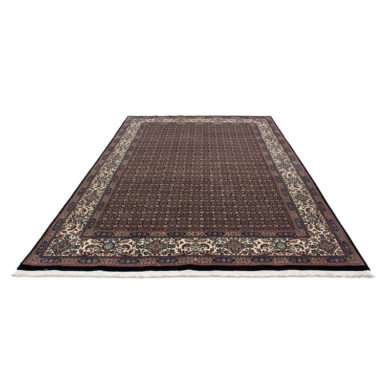 Moud Teppich 192x295cm - Perserteppich - dunkelblau