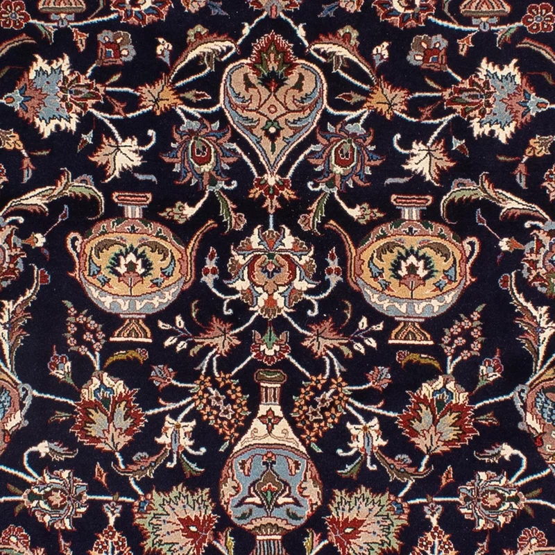 Kaschmar Teppich 198x293cm - Perserteppich - schwarz