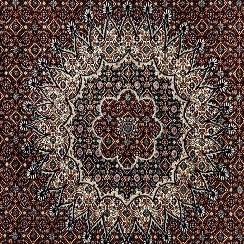 Moud Teppich 245x344cm - Perserteppich - dunkelrot