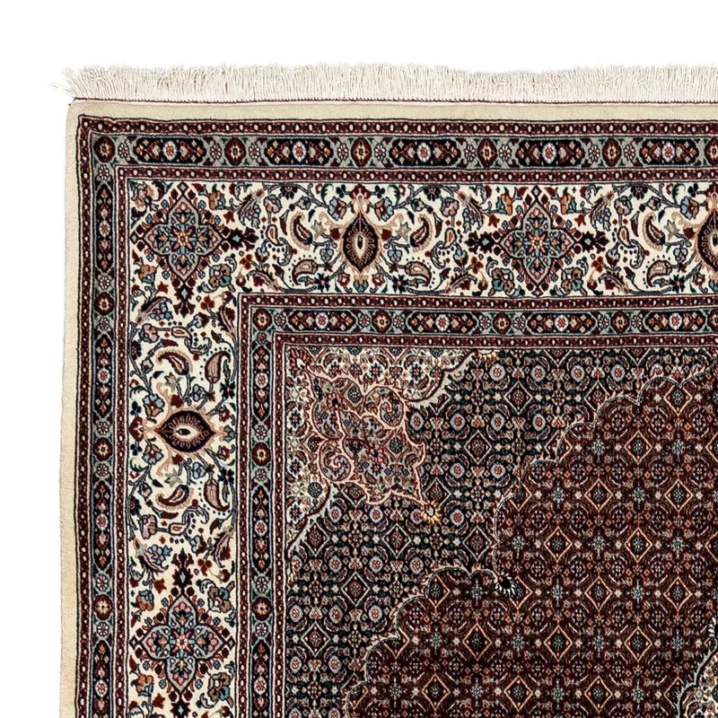 Moud Teppich 245x344cm - Perserteppich - dunkelrot