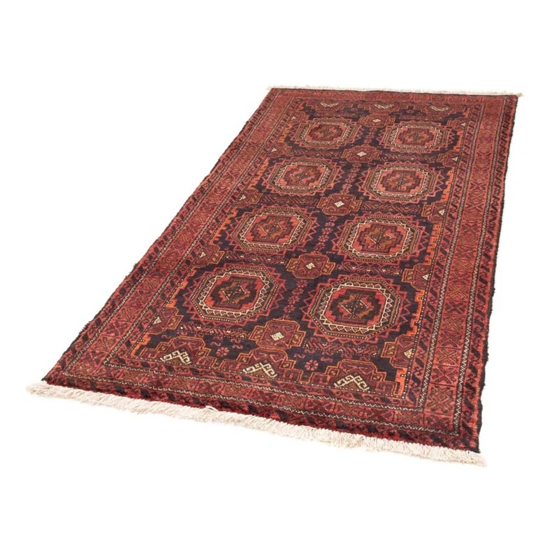 Belutsch Teppich 106x200cm - Orientteppich - hellrot