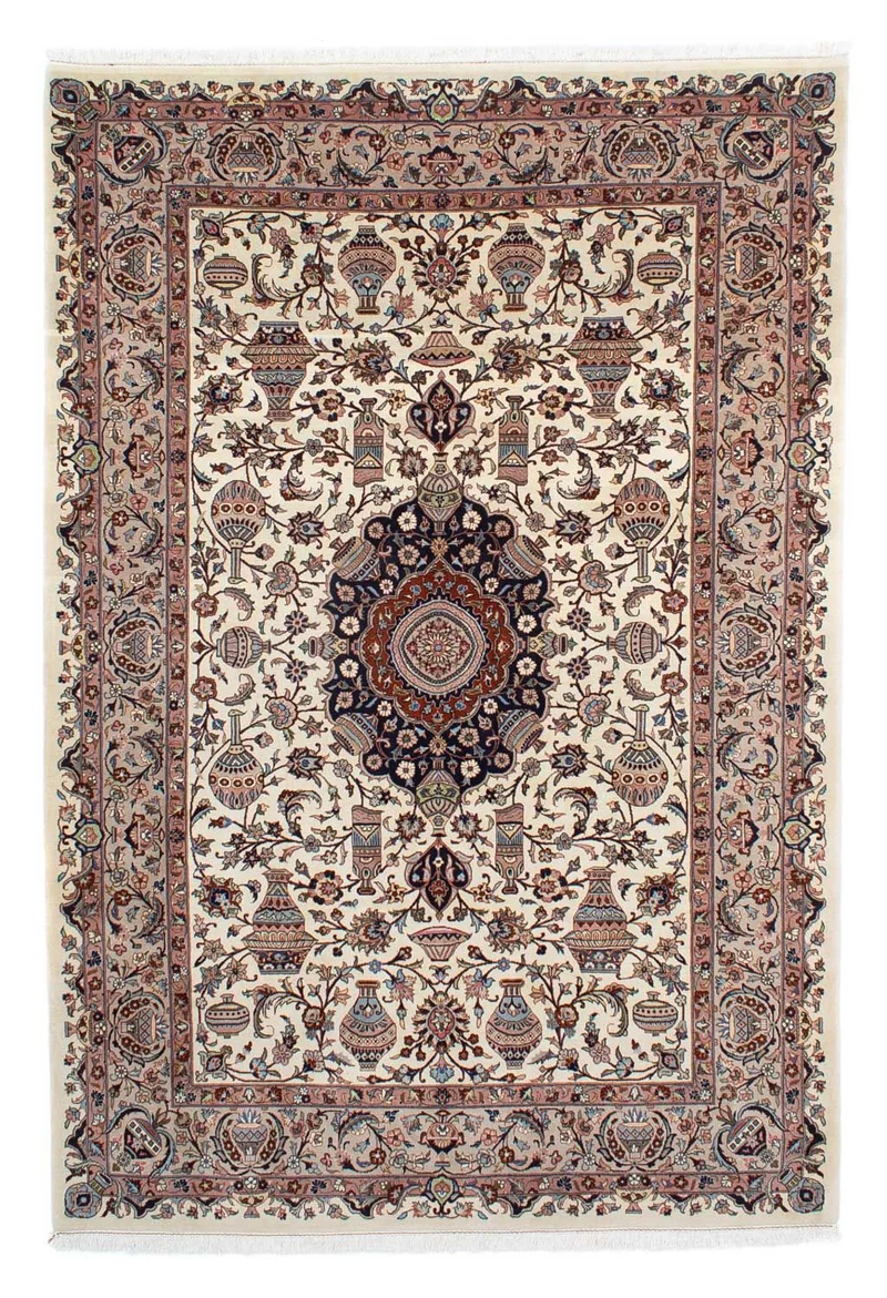 Kaschmar Teppich 200x292cm - Perserteppich - beige