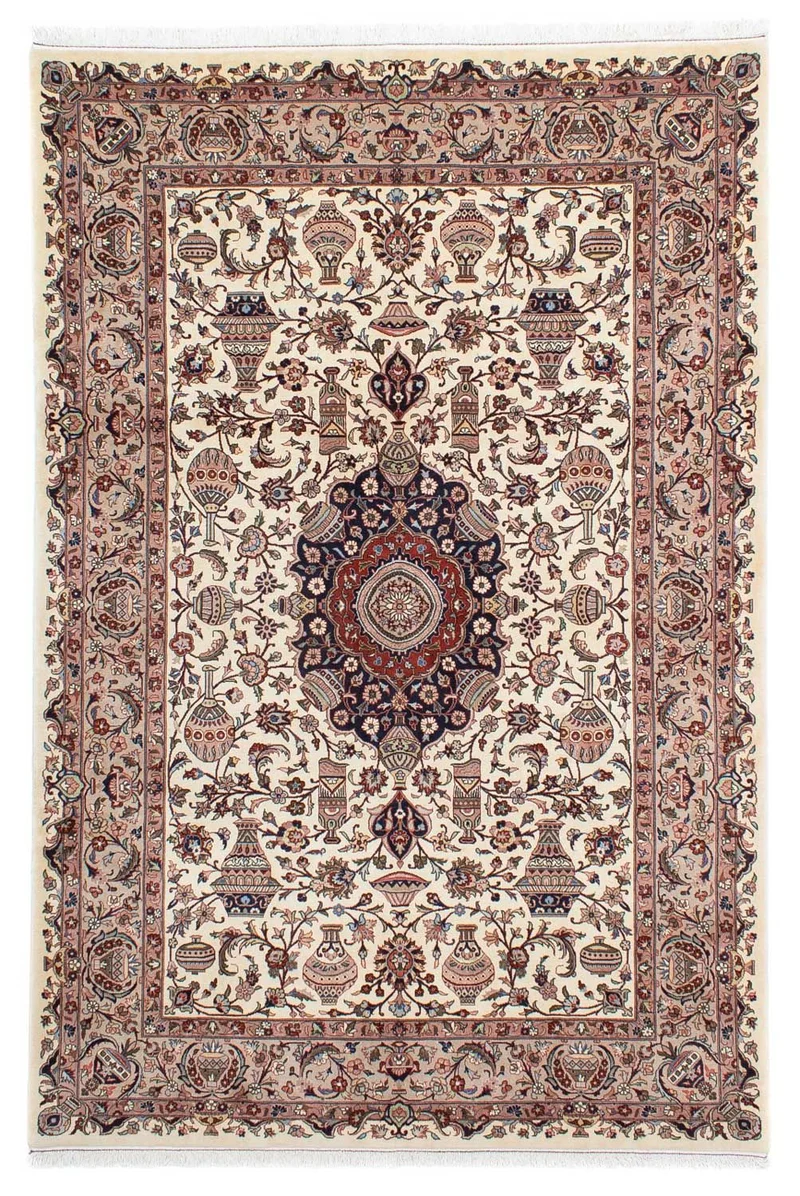 Kaschmar Teppich 197x297cm - Perserteppich - beige