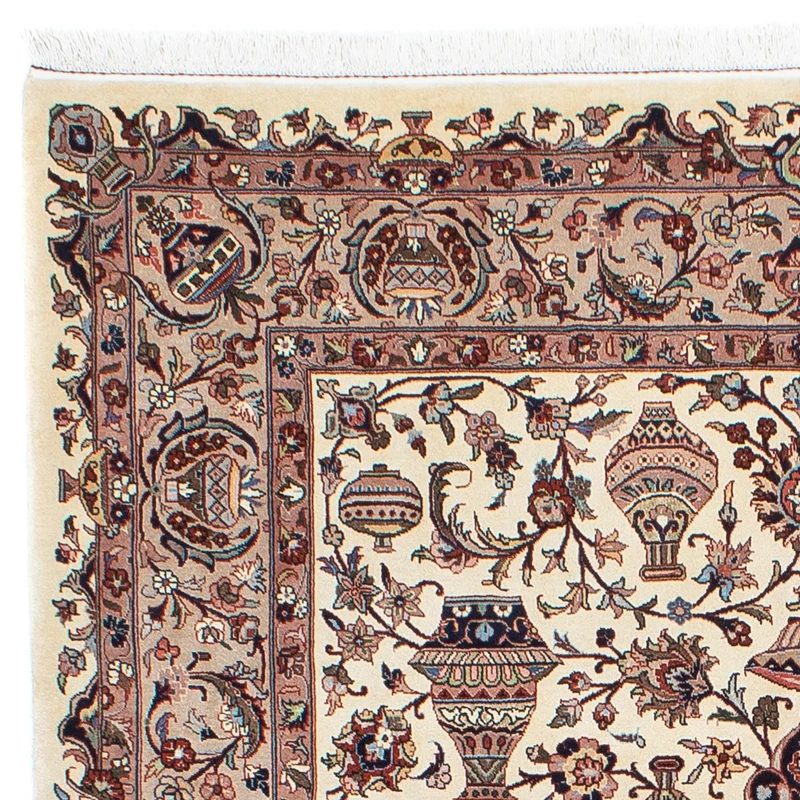 Kaschmar Teppich 197x297cm - Perserteppich - beige