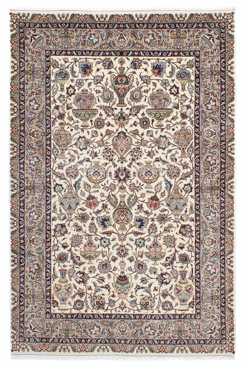 Kaschmar Teppich 200x290cm - Perserteppich - beige