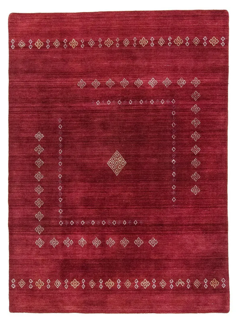 Wollteppich 170x240cm - rot
