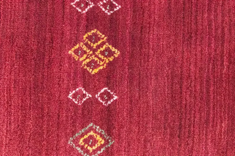 Wollteppich 170x240cm - rot