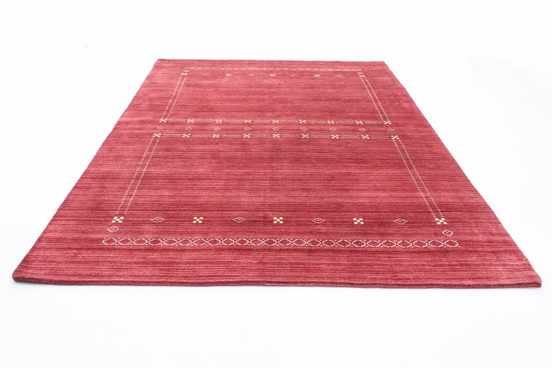 Wollteppich 170x240cm - rot