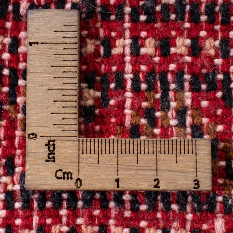 Turkaman Teppich 50x100cm - Orientteppich - dunkelrot