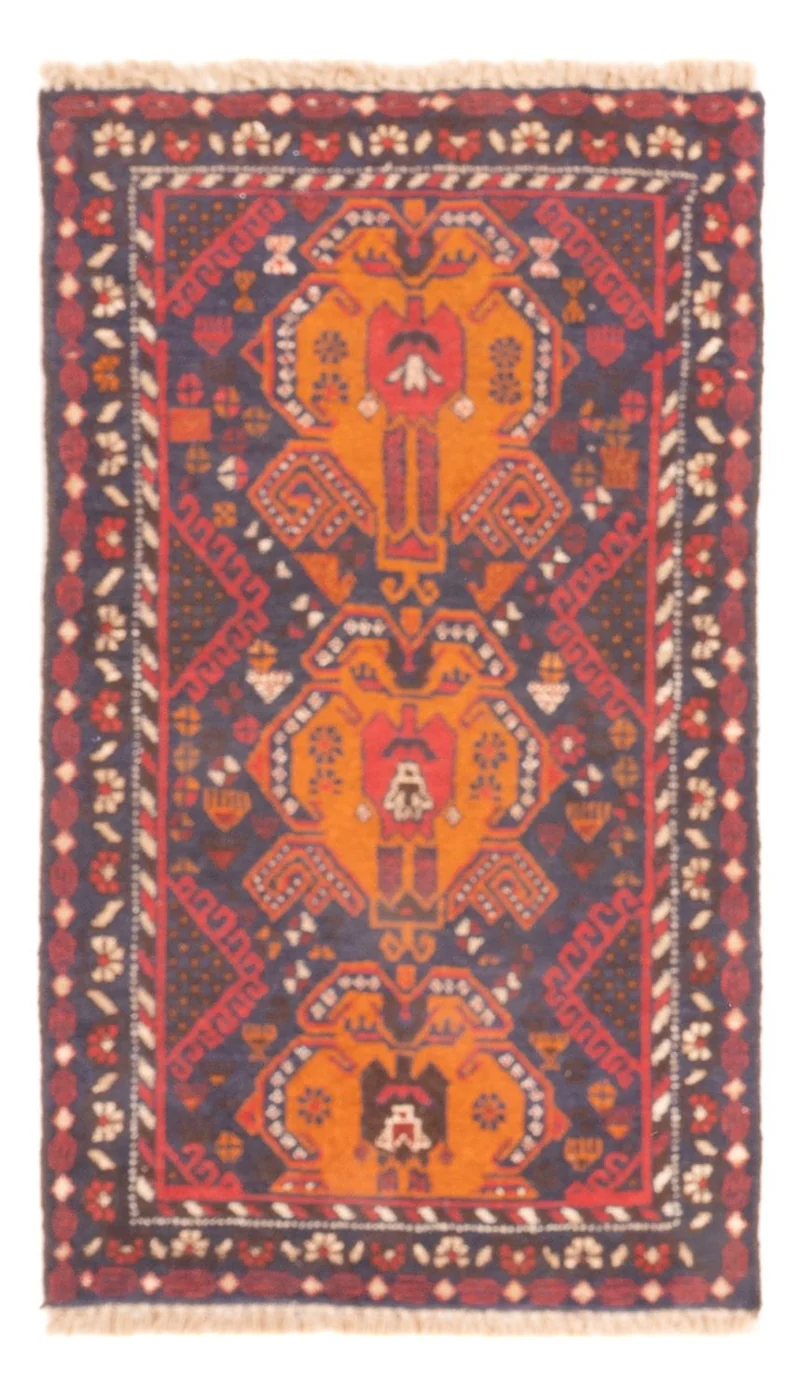 Belutsch Teppich - 78 x 140 cm - mehrfarbig