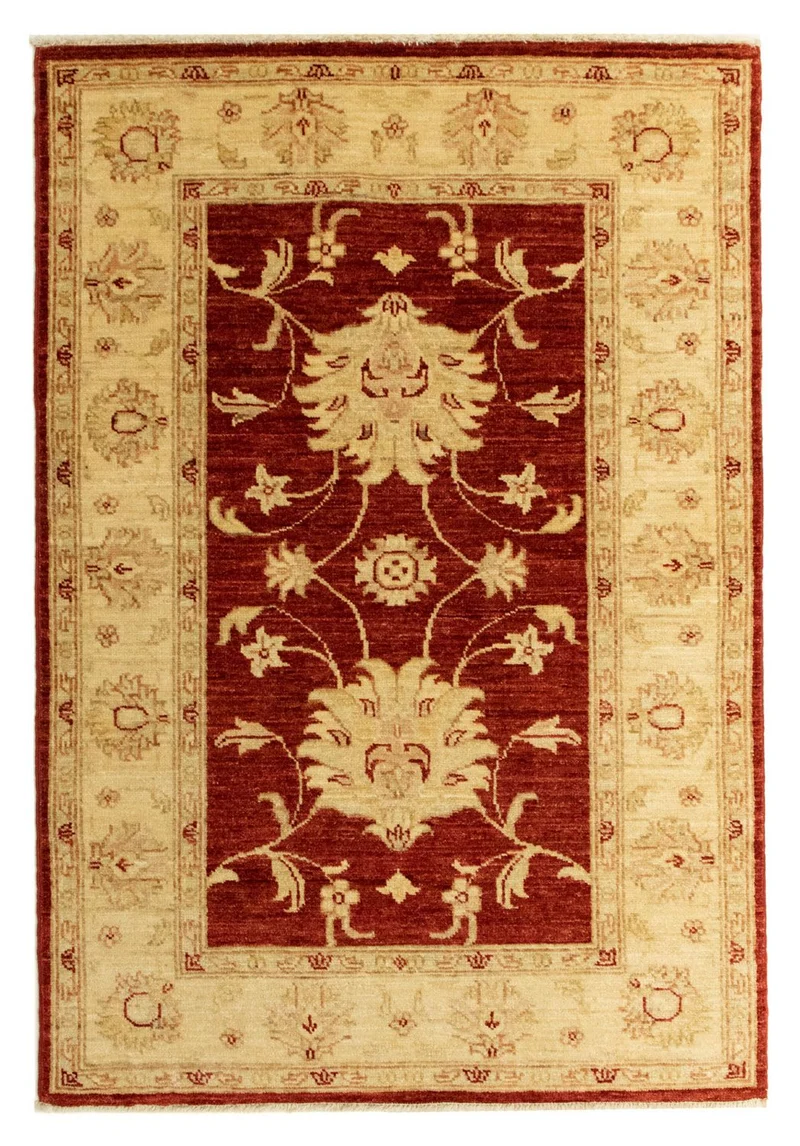 Ziegler Teppich 79x117cm - Orientteppich - rot