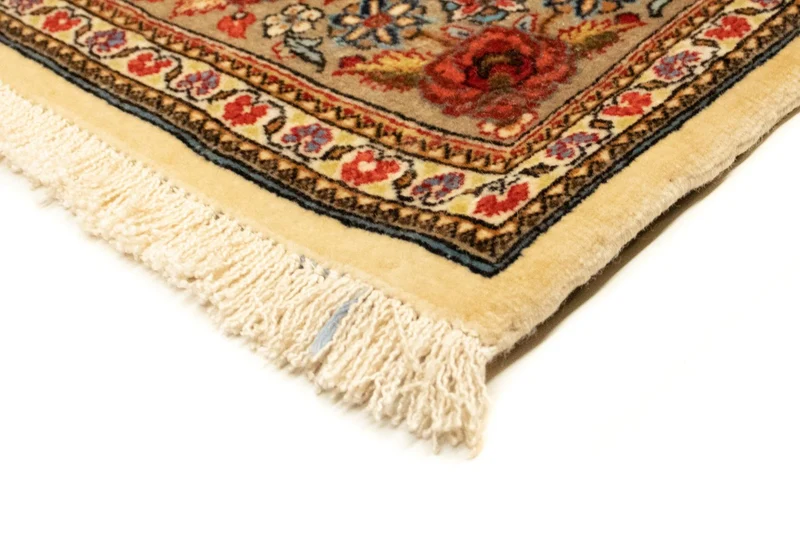 Ghom Teppich 105x151cm - Perserteppich - beige