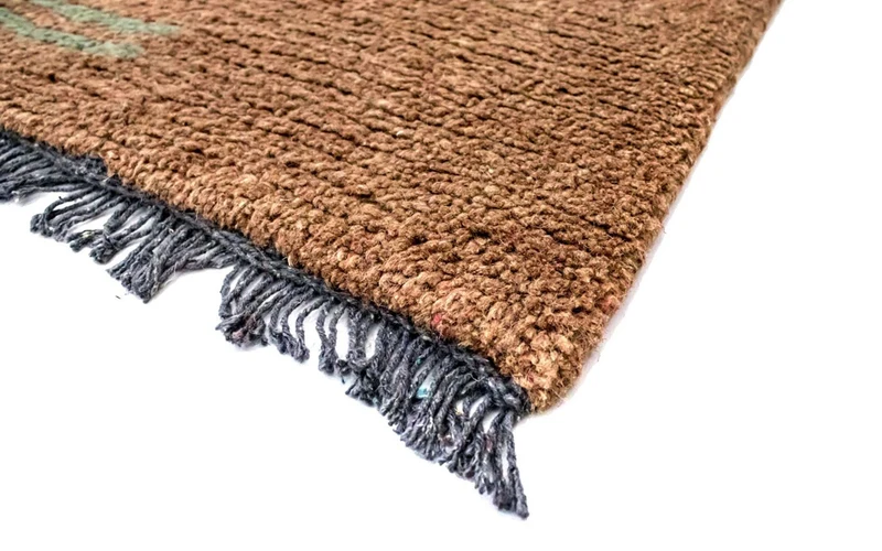 Nepal Teppich 70 x 140 cm - braun