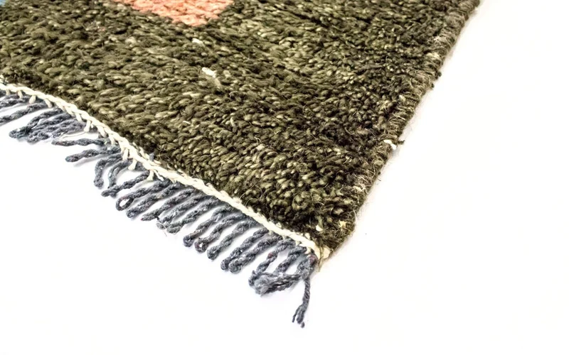 Nepal Teppich 70 x 140 cm - mehrfarbig