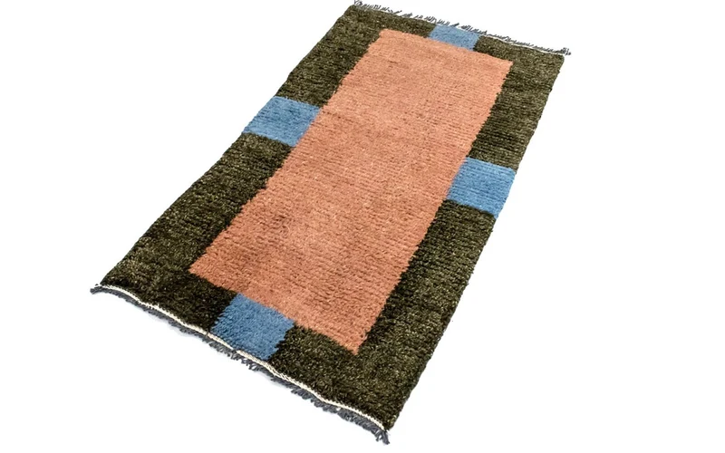 Nepal Teppich 70 x 140 cm - mehrfarbig