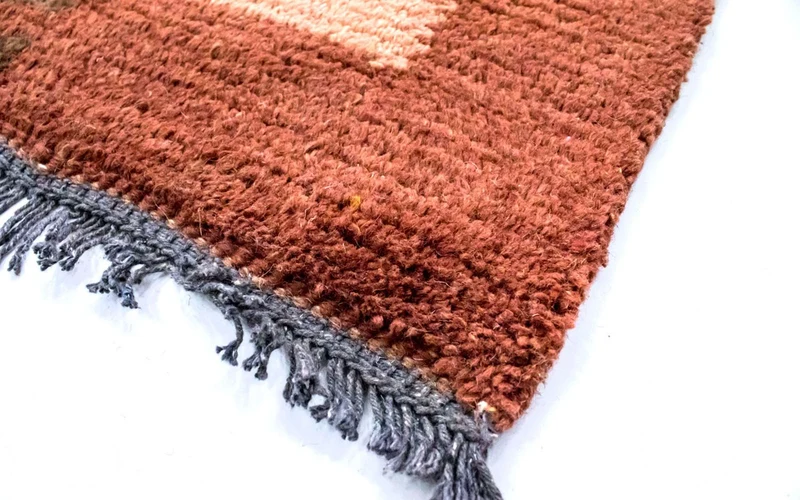 Nepal Teppich 70 x 140 cm - mehrfarbig